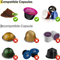 Portable Espresso Machine, Travel Coffee Machine for Camping, Car Self-Heating Coffee Maker with USB-C,Compatible With Ground Coffee & NS Capsules, Portable Espresso Maker for RV, Home, Hiking